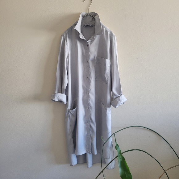 Zara Basic Shirt Dress - Picture 6 of 13
